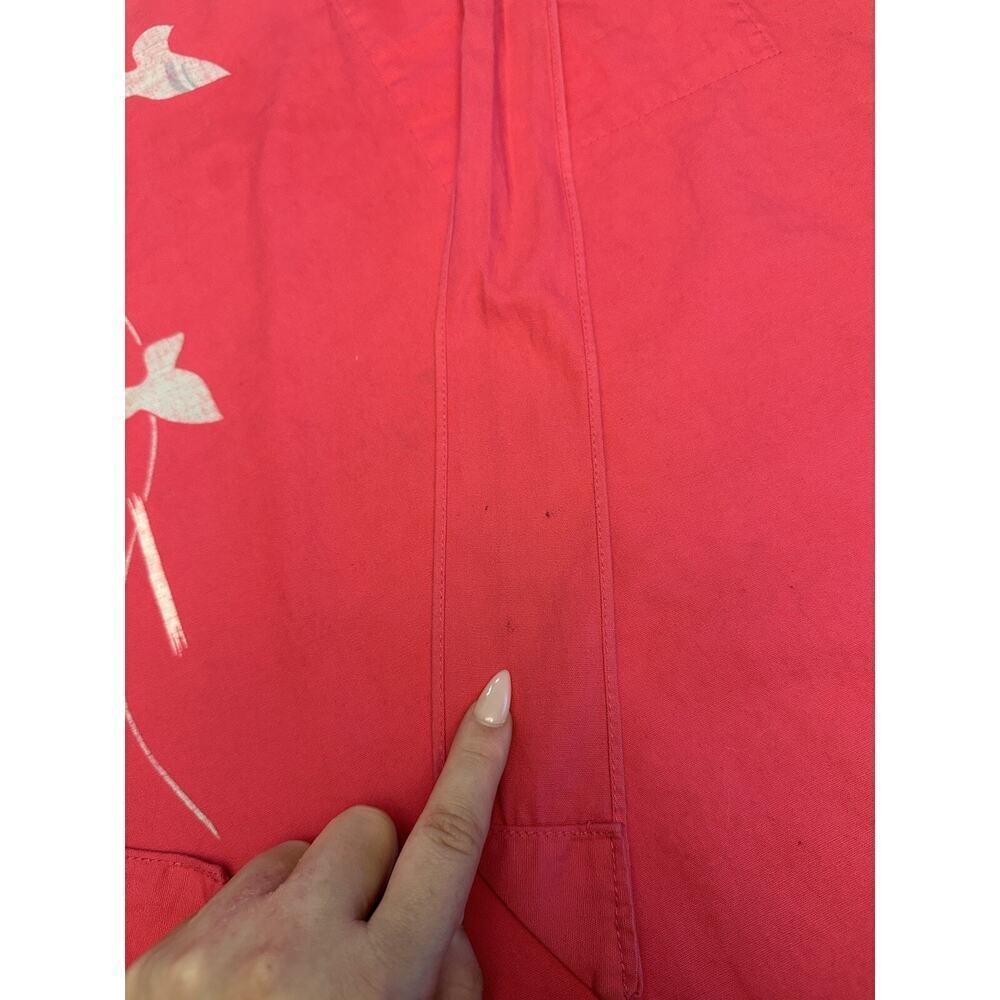 HANAE MORI Apron Vintage JAL Japanese Airlines Uniform Designer Floral - Picture 14 of 16